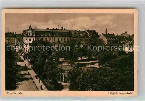 AK / Ansichtskarte Karlsruhe Baden Stephansplatz