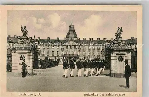 AK / Ansichtskarte Karlsruhe Baden Schlosswache