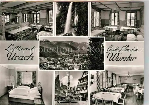 AK / Ansichtskarte Urach Bad Gasthof Pension Wurster Kat. Bad Urach