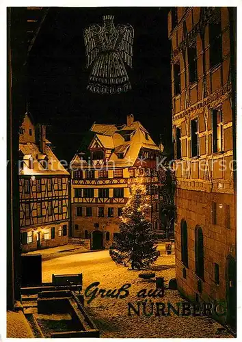 AK / Ansichtskarte Nuernberg Duererhaus zur Weihnachtszeit Kat. Nuernberg