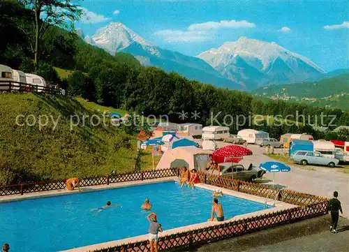 AK / Ansichtskarte Berchtesgaden Camping Allweglehen Freibad Kat. Berchtesgaden