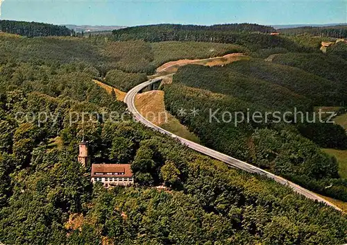 AK / Ansichtskarte Bad Driburg Iburg Fliegeraufnahme Eggegebirge am Teutoburger Wals Kat. Bad Driburg