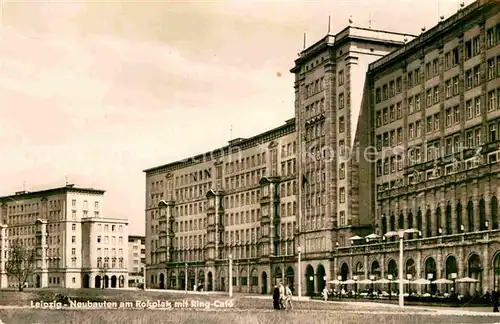 AK / Ansichtskarte Leipzig Neubauten am Rossplatz mit Ringcafe Kat. Leipzig