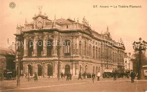 AK / Ansichtskarte Anvers Antwerpen Le Theatre Flamand Kat. 