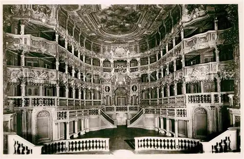 AK / Ansichtskarte Bayreuth Markgraefliches Opernhaus Innenansicht Kat. Bayreuth