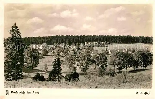 AK / Ansichtskarte Bockswiese Hahnenklee Harz Panorama Kat. Goslar