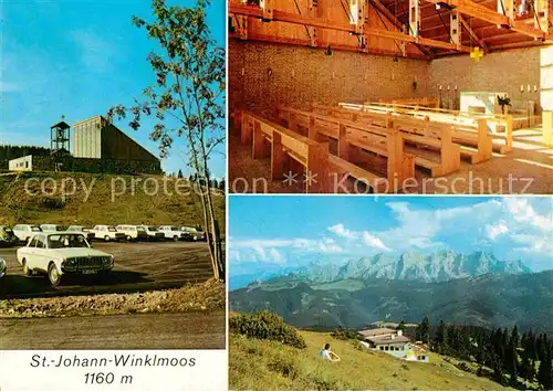 AK / Ansichtskarte Reit Winkl Katholische Kirche St. Johann im Gebirge Winklmoos Kat. Reit im Winkl