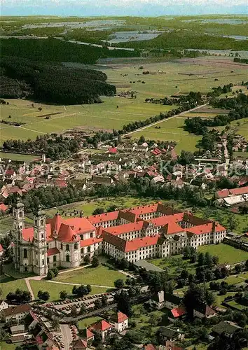 AK / Ansichtskarte Ottobeuren Basilika Ottobeuren Fliegeraufnahme Kat. Ottobeuren