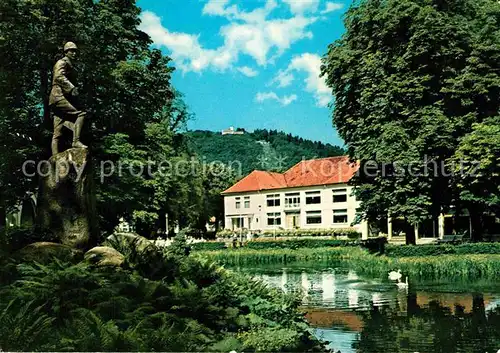 AK / Ansichtskarte Bad Lauterberg Kurpark Kurhaus Hausberg Kat. Bad Lauterberg im Harz