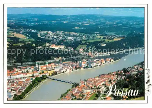 AK / Ansichtskarte Passau Fliegeraufnahme Kat. Passau