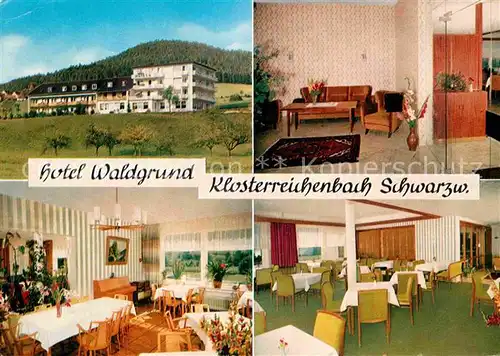 AK / Ansichtskarte Klosterreichenbach Kurhaus Hotel Waldgrund Kat. Baiersbronn