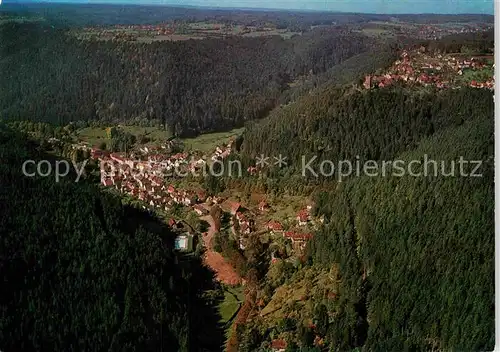 AK / Ansichtskarte Bad Teinach Zavelstein Fliegeraufnahme Kat. Bad Teinach Zavelstein