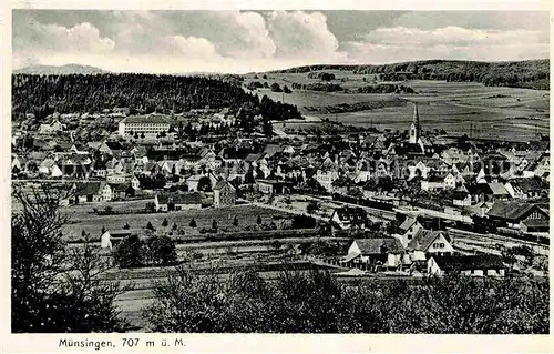 AK / Ansichtskarte Muensingen Panorama Kat. Muensingen