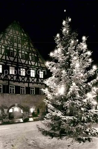 AK / Ansichtskarte Muensingen zur Weihnachtszeit Kat. Muensingen