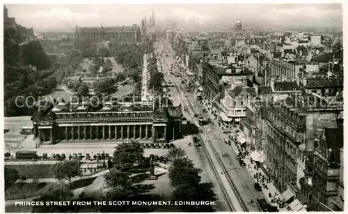 AK / Ansichtskarte Edinburgh Princes Street from the Scott Monument Kat. Edinburgh