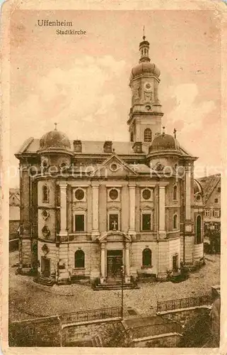 AK / Ansichtskarte Uffenheim Stadtkirche Kat. Uffenheim