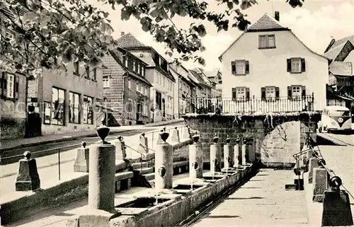 AK / Ansichtskarte Beerfelden Odenwald Muemlingquelle Stadt der Berge Kat. Beerfelden