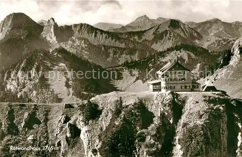 AK / Ansichtskarte Rotwandhaus Risser Kogel Benediktenwand Kat. Schliersee