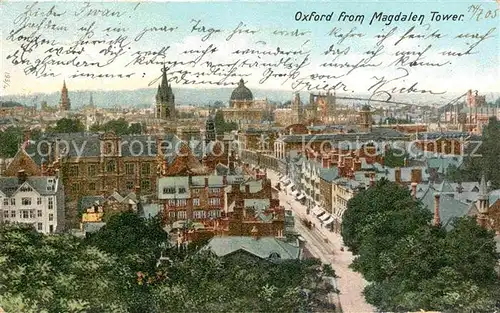 AK / Ansichtskarte Oxford Oxfordshire Magdalen Tower Kat. Oxford