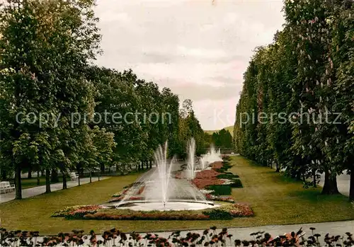 AK / Ansichtskarte Bad Pyrmont Brunnenallee Kurpark Kat. Bad Pyrmont