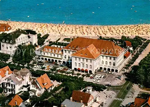 AK / Ansichtskarte Travemuende Ostseebad Fliegeraufnahme Casino Kat. Luebeck