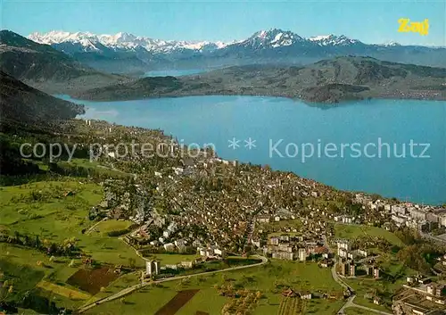 AK / Ansichtskarte Zug ZG Fliegeraufnahme Kat. Zug