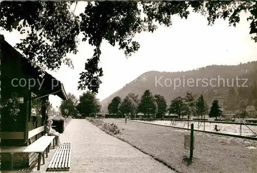 AK / Ansichtskarte Zell Harmersbach Freibad Kat. Zell am Harmersbach