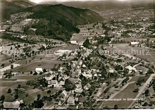 AK / Ansichtskarte Unterharmersbach Fliegeraufnahme Kat. Zell am Harmersbach