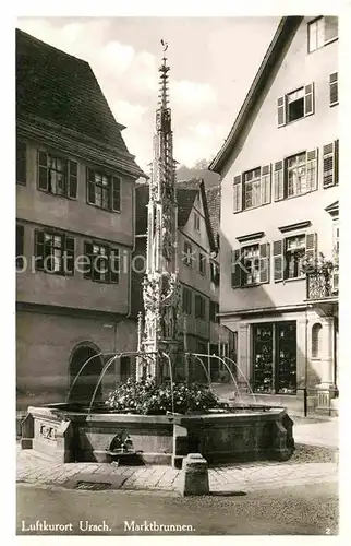 AK / Ansichtskarte Bad Urach Marktbrunnen Kat. Bad Urach