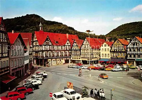 AK / Ansichtskarte Bad Urach Rathaus Marktplatz Kat. Bad Urach