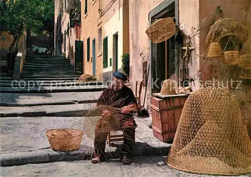 AK / Ansichtskarte Isola d Elba Marina di Campo Le Scalinate Korbflechter Kat. Italien