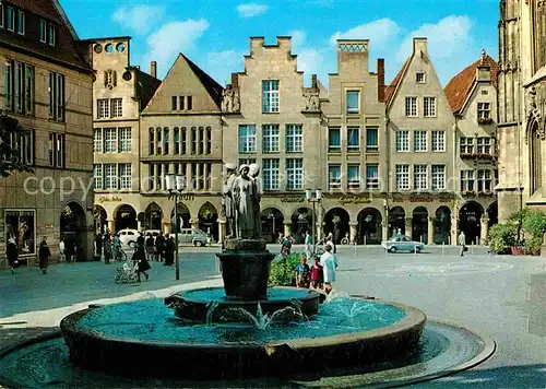 AK / Ansichtskarte Muenster Westfalen Lambertusbrunnen Kat. Muenster