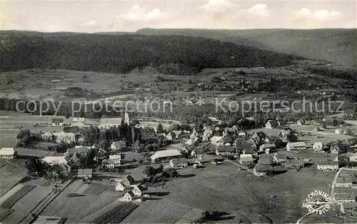 AK / Ansichtskarte Hoechenschwand Fliegeraufnahme Kat. Hoechenschwand