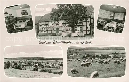 AK / Ansichtskarte Schmillinghausen Pension Gasthaus Groeticke  Kat. Bad Arolsen