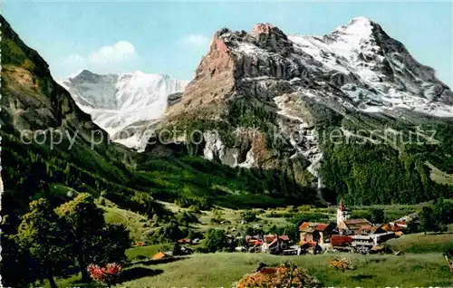 AK / Ansichtskarte Grindelwald Fiescherhoerner Eiger Kat. Grindelwald