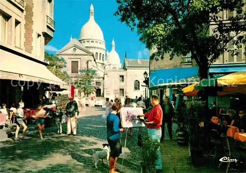 AK / Ansichtskarte Paris Place du Tertre Kat. Paris