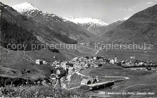 AK / Ansichtskarte Andermatt Furka Oberalp Bahn Kat. Andermatt