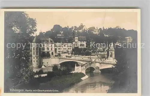 AK / Ansichtskarte Tuebingen Eberhardsbruecke Kat. Tuebingen