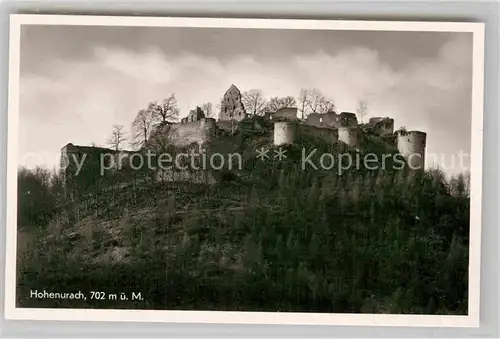 AK / Ansichtskarte Bad Urach Ruine Hohenurach  Kat. Bad Urach