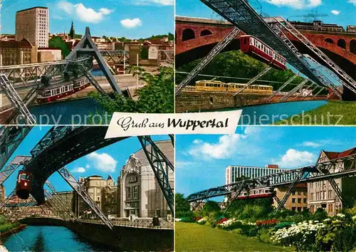 AK / Ansichtskarte Wuppertal Schwebebahn  Kat. Wuppertal