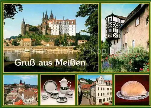 AK / Ansichtskarte Meissen Elbe Sachsen Albrechtsburg und Dom Erker an der Freiheit Kat. Meissen