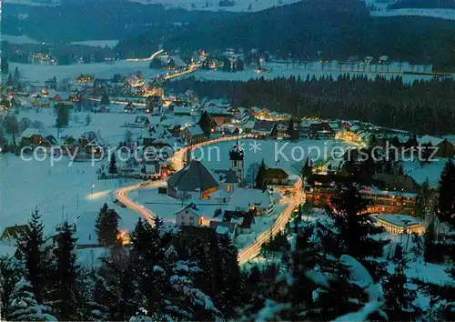 AK / Ansichtskarte Hinterzarten Fliegeraufnahme im Winter Kat. Hinterzarten