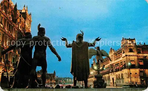 AK / Ansichtskarte Mexiko Monument Tenochtitlan Kat. Mexiko