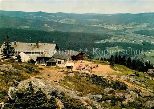 AK / Ansichtskarte Bayerisch Eisenstein Arber Schutzhaus Kat. Bayerisch Eisenstein