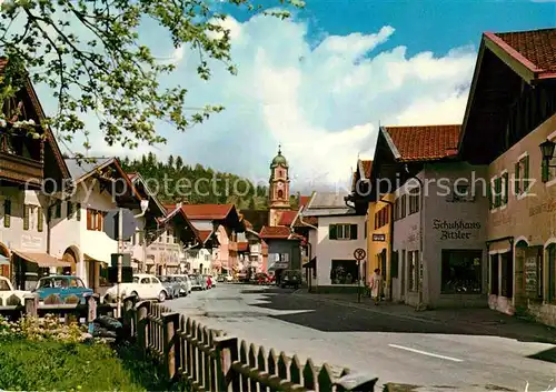 AK / Ansichtskarte Mittenwald Bayern Haeuser Freskenmalereien Kat. Mittenwald