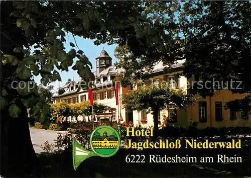 AK / Ansichtskarte Ruedesheim Rhein Hotel Jagdschloss Niederwald Kat. Ruedesheim am Rhein