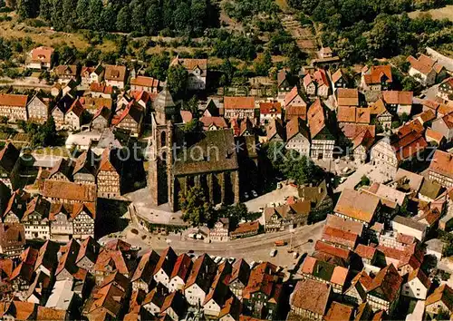 AK / Ansichtskarte Homberg Efze Fliegeraufnahme Kat. Homberg (Efze)