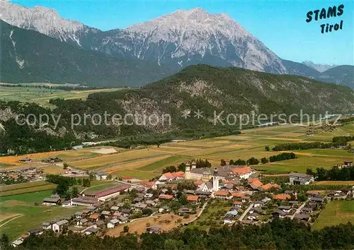 AK / Ansichtskarte Stams Fliegeraufnahme Stift Kat. Stams