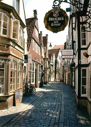 AK / Ansichtskarte Bremen Schnoorviertel Becks Inn Snoor  Kat. Bremen