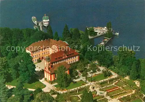 AK / Ansichtskarte Mainau Schloss Kirche Schlossterrasse Rosengarten Kat. Konstanz